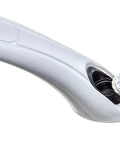 Ergonomic One-Piece Vinyl Grab Handle With Marine Grade Durability For Boats And RVs 8.75 Inch Length White Finish Hinged Detail