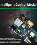 Top Shelf Cordless Wire Threading Tool intelligent control module, showcasing detailed circuit board for automatic wire feed.