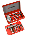 General Engineering Tool Kit With 85 Mm 185 Mm 140 Mm And 280 Mm Wrench Sizes Heavy Duty Sliding Leg Pullers in red case