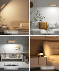 Cordless Wall Sconces Pair, Zero Wire Fuss Setup With Massive Rechargeable Battery, Smooth Dimming Control, Built Tight For Any Room, Straight Up Game Changer For Cozy Lighting in various room settings.