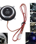 RFID Push To Start Car Ignition Kit With Keyless Go Button And Leather Key Fob, showing various car ignition installations