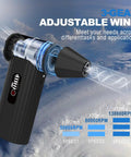 Two In One Air Duster And Vacuum Beast With 130000 RPM Brushless Motor Rechargeable Three Speed Settings Vacuum Kit in use