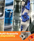 Face Mill Cutter Set With Hard Alloy Inserts R8 FMB22 Plus Accessories for precision milling aluminum and steel surfaces