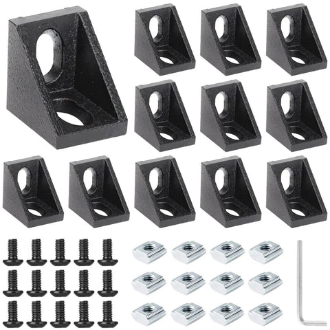20 Pack M5 Sliding T Nuts And M5x10mm Button Head Screws For 2020 Aluminum Extrusion Pro Grade Hardware Kit components