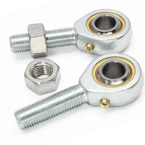 Rod End Bearing Set 7 By 16 Inch Bore Right Hand Thread With 9 Degree Angular Misalignment Forged 45 Steel Bodies 2 Pack For Industrial Machinery And Linkages Built Tough For Heavy Duty Performance