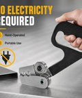 Handheld Metal Plate Cutter For Quick Clean Cuts No Power Needed Portable Sheet Metal Cutter demonstration in use