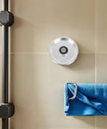Aluminum Alloy Fitness Pulley With Quiet Operation And Heavy Duty Bearing, 551lb Load Capacity on gym wall with blue towel