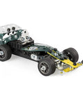 Roadster 5-In-1 Building Kit With 174 Parts, Pull-Back Racer, real metal components showcasing DIY car assembly