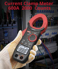 DIY Friendly Clamp Meter And Multimeter Combo With Auto Range 2000 Counts NCV TRMS 600A AC Clamp measuring in panel