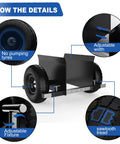 Moving Adjustable Panel Dolly With 10 Inch Solid Rubber Wheels 1000 Lbs Load Capacity Heavy Duty Material Handling For Panels Slabs Plywood Doors Granite Drywall And More Black, adjustable width detail
