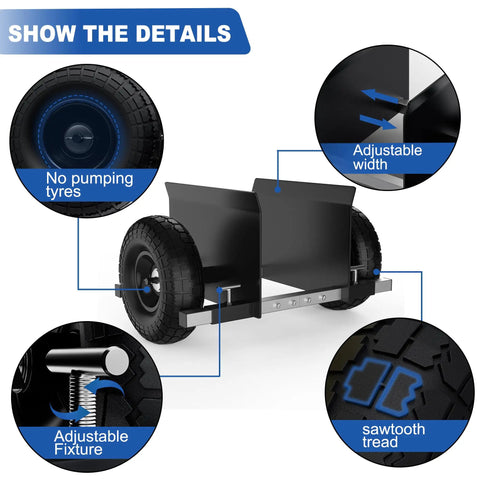 Moving Adjustable Panel Dolly With 10 Inch Solid Rubber Wheels 1000 Lbs Load Capacity Heavy Duty Material Handling For Panels Slabs Plywood Doors Granite Drywall And More Black, adjustable width detail