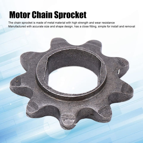 Motor Sprocket 9T H Shaped 25H Chain Sprocket For DIY Motorcycle Enthusiasts And Mechanics Durable Metal Build Easy Install And Removal Ideal For MY1020 Engine Repairs And Upgrades