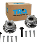 Front Left And Right Wheel Bearing And Hub Assembly Set For Audi A4 Quattro 02-08 And A4 02-05 06 Base 07-08 02-04 A6 Quattro V6 3.0L 2.7L And 04-08 S4 Pair Ready To Roll with bolts and packaging