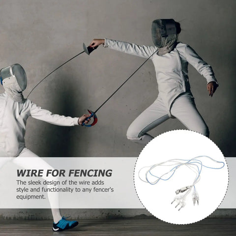 Fencing Foil Body Cord Wire For Stable Conductivity And Impact Resistant Mask Safety Built Tough Body Cord For Foil Fencing Equipment Reliable Connection And Enhanced Protection