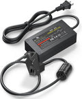 29V 2A Recliner Power Supply With 8.6 Ft Cord Rock Solid Plug And Play For Electric Recliners And Lift Chairs Broad Compatibility With Major Brands Like LaZBoy Ashley Pride Golden Catnapper Berkline OKIN Limoss Med Lift And More. black adapter with power cord