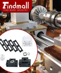 Close-up of CNC router setup with Two Pack Pro Grade HGR20 1200mm Linear Guide Rails and SFU1605 1200mm Ball Screw Set components
