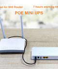 Top Notch Ups Router Modem Backup Battery Stores Six Thousand Mah To Keep Your Home Net Running Smooth During Power Trips with Wifi Router.