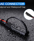 SAE Power Extension Cable 14AWG With Quick Connect And Disconnect for Automotive RV Motorcycle Solar Panel and Battery Charging