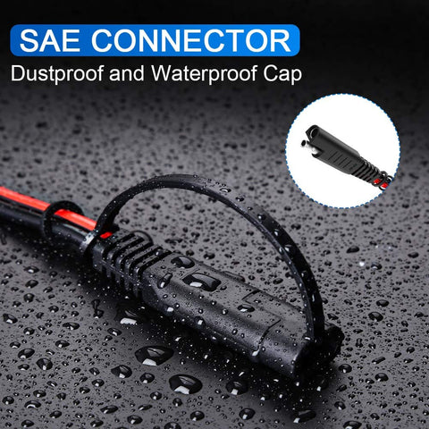 SAE Power Extension Cable 14AWG With Quick Connect And Disconnect for Automotive RV Motorcycle Solar Panel and Battery Charging