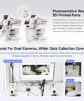 Open Source 6 Axis Robotic Arm Kit With High Torque Bus Servo And Native LeRobot Support 3D Printed Photosensitive Resin Parts on white desk