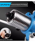 Heavy Duty Hydraulic Bearing Puller Featuring Swappable Two Or Three Jaw Configurations For Cracking Off Stubborn Wheel Hubs Brake Rotors And Drive Axle Gears Without Breaking A Sweat Or Losing Your Cool, showing thickened ejector pin design.