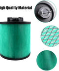 2 Pack DXVC6914 HEPA High Efficiency Cartridge Filter Fits 6-16 Gallon Wet/Dry Vacuums DXV06P DXV09P Direct Replacement
