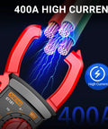 Digital Clamp Meter Multimeter For Electricians With 4000 Counts And NCV, Pro Grade Beast measuring high AC current