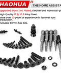 4071 Piece Metric Screw Kit With M2 M3 M4 M5 Nuts And Bolts 39 Sizes From 4mm To 30mm Hex Socket And Flat Head Screws Galvanized