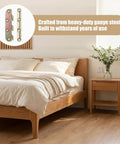 12 Pairs Bed Frame Rail Brackets For Headboard And Footboard Connections Built To Last Heavy Duty Carbon Steel Five Inch Wooden Bed Frame Hardware Kit With Screws Easy Installation on wooden bed frame