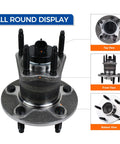 Rear Wheel Hub And Bearing Assembly Part Number 512285 Fits 2009 2010 Chevy Cobalt 2008 2010 HHR 2004 2012 Malibu overview