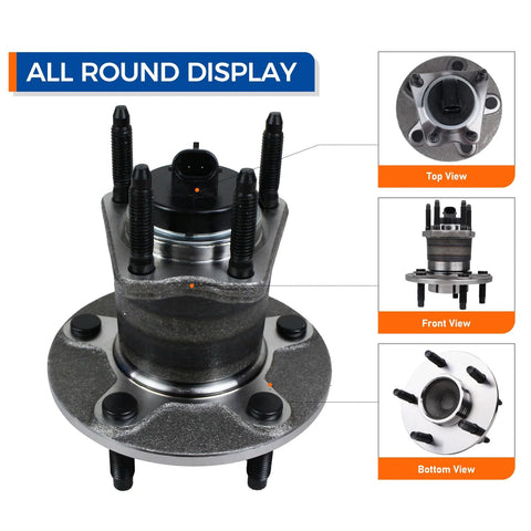 Rear Wheel Hub And Bearing Assembly Part Number 512285 Fits 2009 2010 Chevy Cobalt 2008 2010 HHR 2004 2012 Malibu overview