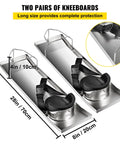 Concrete Knee Board Sliders 28 X 8 Inch Pair With Stainless Steel Kneeboards, Moveable Knee Sliders, Beefed Up Knee Pads And Straps