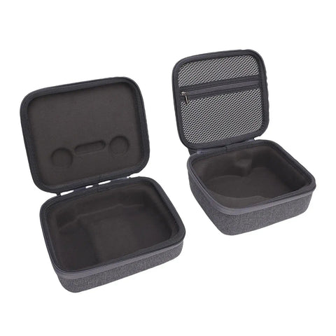 Ride Ready Carry Case For Flip Drone And RC2 Controller High Density Polyester Organizer Bag With Hardcore Shock Proof Padding. Opened carrying case with padded interior and mesh pocket.