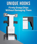 DIP And IC Extraction Tool For 24 To 40 Pin Chips With Grounding Lug Safe Chip Puller displaying unique hooks for chip removal