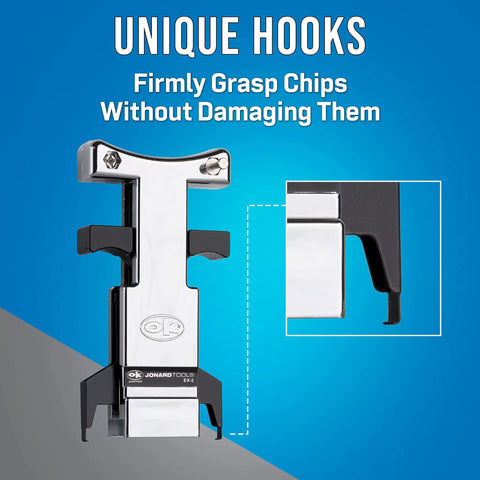 DIP And IC Extraction Tool For 24 To 40 Pin Chips With Grounding Lug Safe Chip Puller displaying unique hooks for chip removal