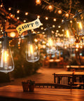 Outdoor String Lights 240 Ft Waterproof Patio Lights With 124 Shatterproof ST38 Edison Bulbs Warm White 2700K Dimmable at night