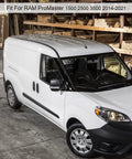 White RAM ProMaster 2014-2021 van in warehouse setting