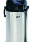 Thermal Air Pot Dispenser 2.5L With Stainless Steel Body And Liner Lever Pump Easy Pour Brew Thru Top Pro Grade Coffee And Tea Server For Cafes Offices Catering And Events Built To Last