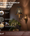Clip On Chandelier Lamp Shades Set Of 2 For Candelabra Bulbs Black Metal Barrel Style With Dope Tree Pattern On Wall Lamp