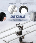 All Weather Self Adhesive Pipe Insulation Tubes 36 Inch Long Outdoor Foam Water Pipe Insulation Kit details in snowy setting