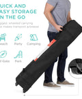 Person holding carry case for 8x8ft Pop Up Canopy Tent For Fast Outdoor Shade No Fuss Setup One Person Setup In Under A Minute
