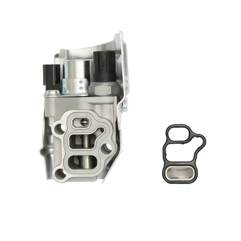Honda VTEC Solenoid Spool Valve Assembly With Oil Pressure Switch And Gasket For Accord CRV Civic Si Element RSX 2.4L L4 Direct Fit Replacement