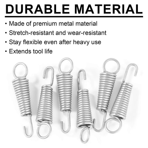 Thirty Piece 4008 Vise Replacement Springs Made From Carbon Steel For Vise Clamps And Locking Tools Compatible With Visible Hooks
