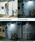 3 Pack Motion Sensor LED Bulbs A19 E26 13W 100W Equivalent Dusk To Dawn Light 5000K Daylight Infrared PIR Sensor on porch light