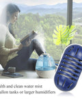 Demineralization Cartridge Filters For Ultrasonic Humidifiers, 10 Pack Decalcification Cartridges in a room with a woman reading