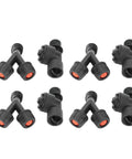 Atomization Precision Sprayer Nozzle For Water Saving Irrigation And Spraying 0.7 Inch Thread Quick Connect Durable Plastic Setup