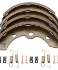 Heavy Duty Golf Cart Brake Shoes Kit For Club Car DS And Precedent Featuring Top Shelf Grip For Easy Install, includes four brake shoes and installation hardware.