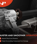 Drive shaft flex joint coupling with bolts by A-Premium, silver metal automotive drivetrain part