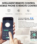 Mobile app controlling LED Ceiling Light Dimmable With Remote Control, Dope Modern Square Ceiling Lamp 75W Front Light Plus 5W RGB Backlight