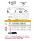 Pro Shop Ready Number 4 Adjustable Tapered Wood Countersink Drill Bit forged from Rock Hard HSS M2 with analysis report on composition.